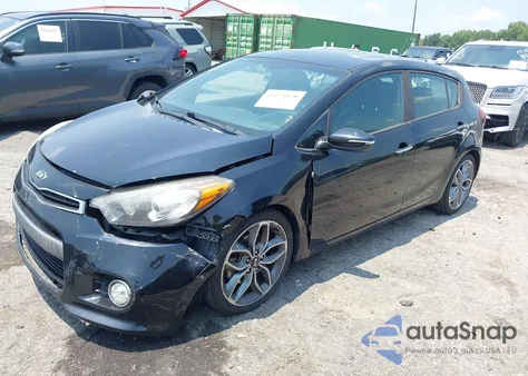 2016 Kia Forte Sx из США, поврежденный, VIN KNAFZ5A34G5590753